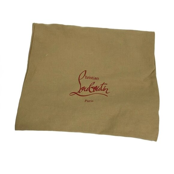 Auth CHRISTIAN LOUBOUTIN Carasky Mini Bucket - Black Leather Shoulder Bag - Picture 16 of 16